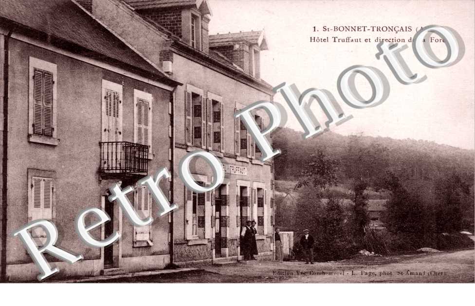 hotel Truffaut et direction de la foret