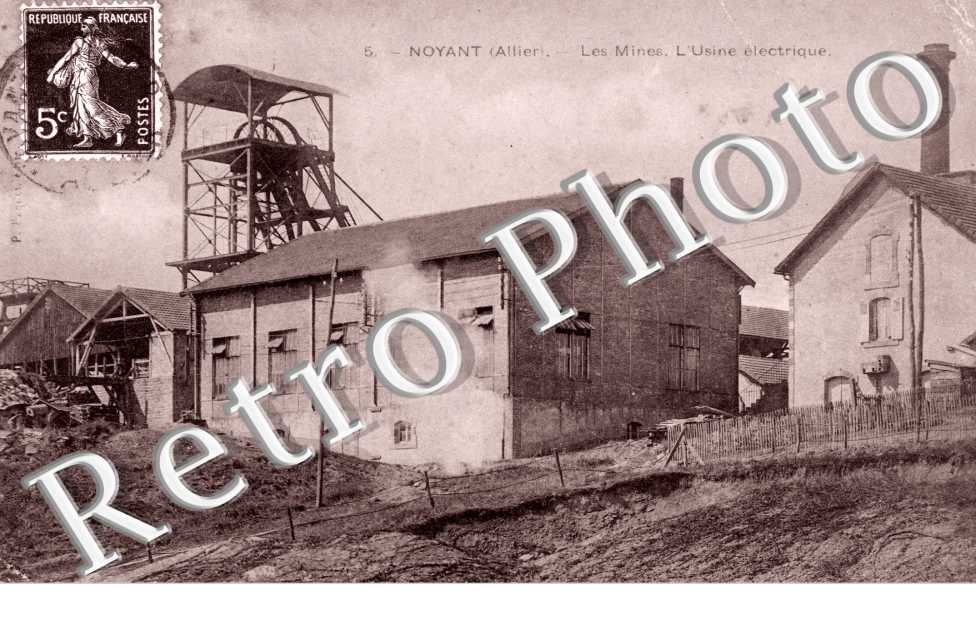 les mines, l&#039;usine electrique