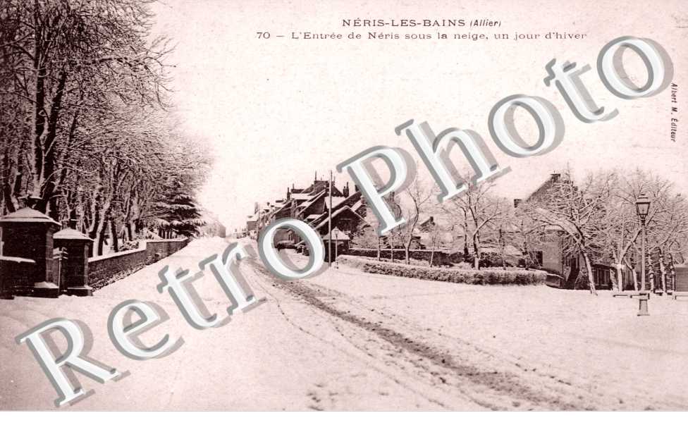 L&#039;Entree du Village sous la neige
