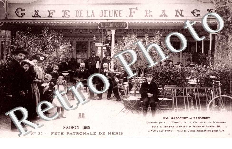 Fete Patronale, MM. Malochet et Pacouret (Cafe de la Jeune France)