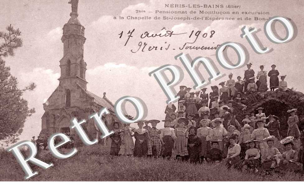 Pensionnat de Montlucon a la Chapelle de St Joseph de l'Esperance