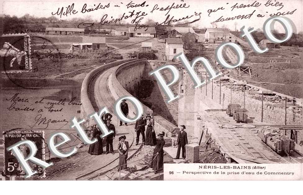 perspective de la Pris d'Eau de Commentry