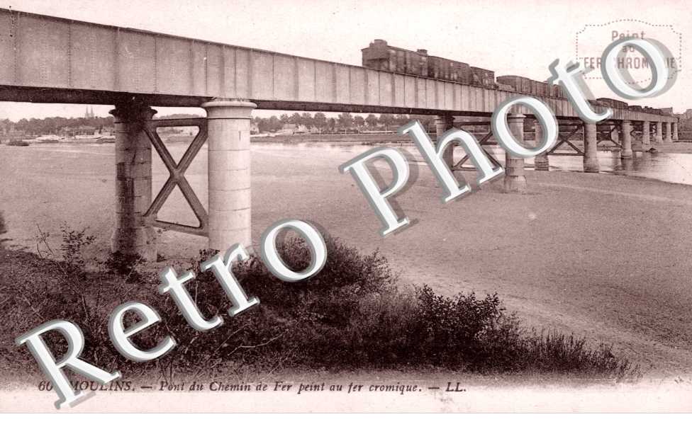 Pont du Chemin de Fer peint au fer cromique