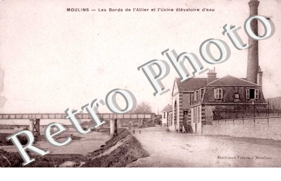 les Bords de l&#039;Allier et l&#039;Usine elevatoire d&#039;eau