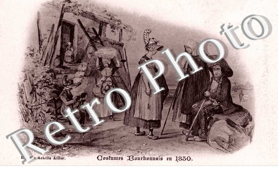 Costumes Bourbonnais en 1830