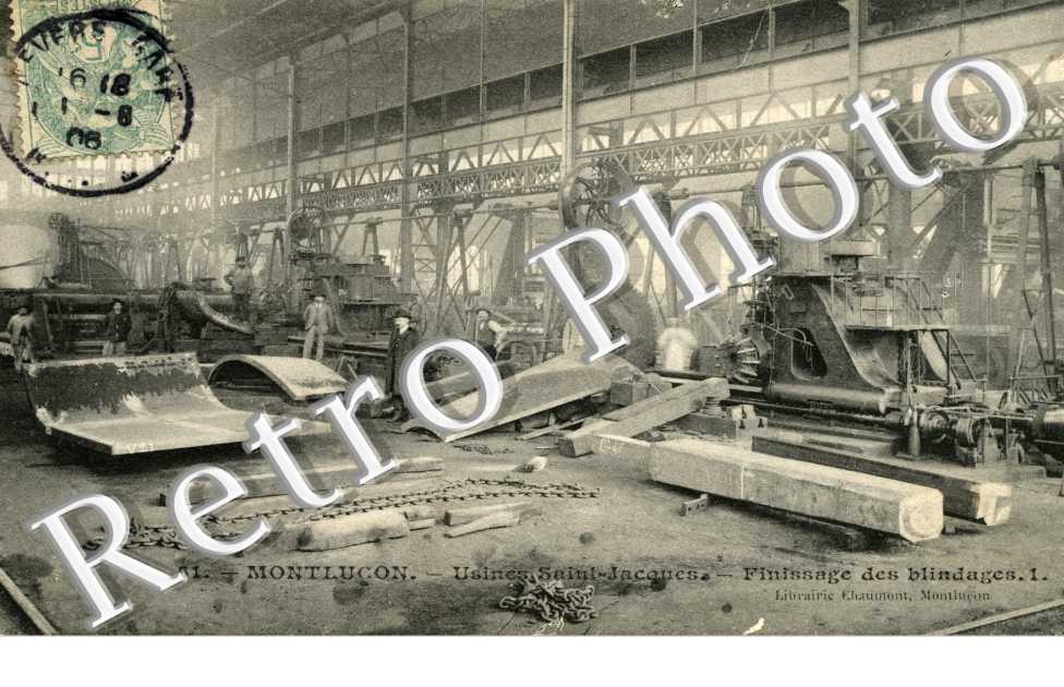 Usines Saint Jacques - finition des Blindages