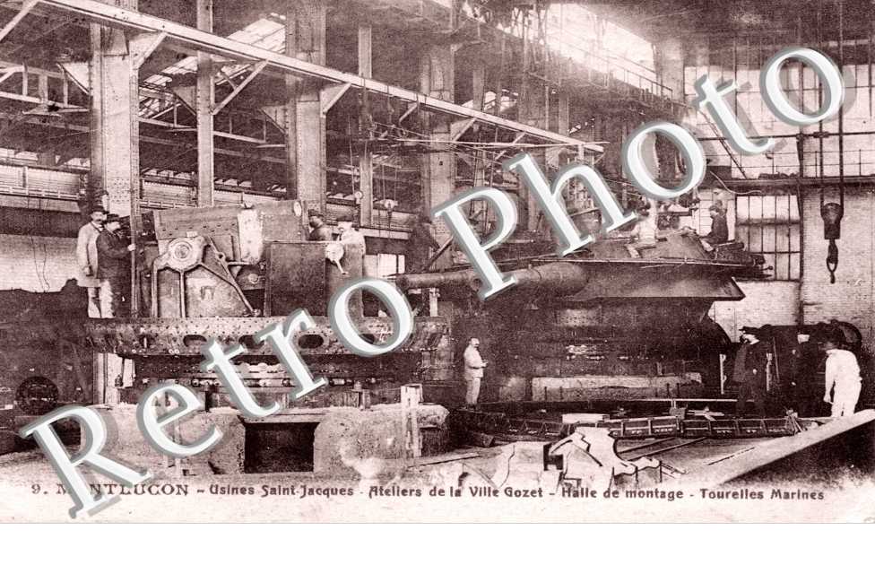 Usines Saint Jacques, Ateliers de la Ville Gozet, Halle de montagne, Tourelles Marines