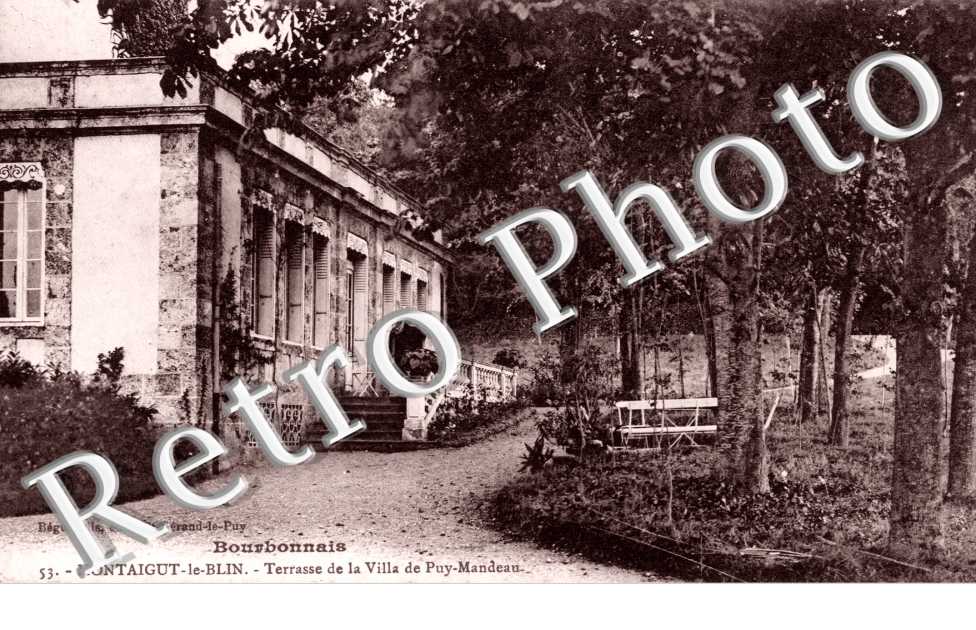 Terrasse de la Villa de Puy Mandeau