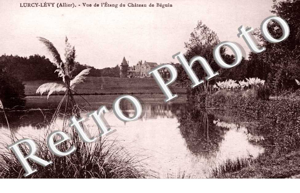 Vue de l'Etang du Chateau du Beguin