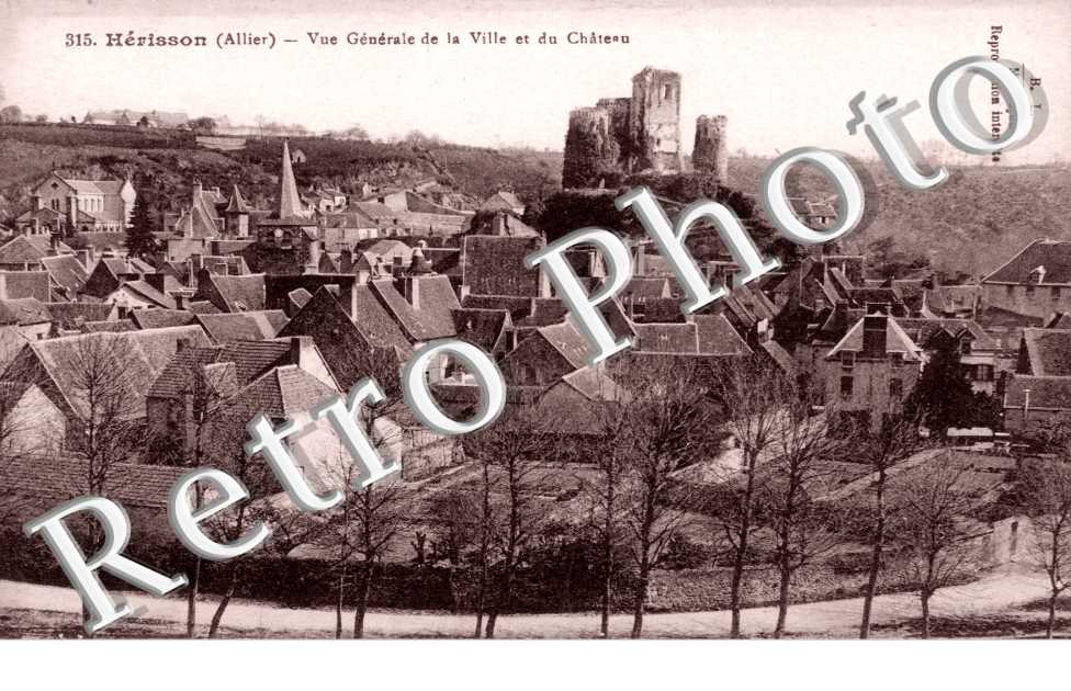 vue generale de la ville et du chateau