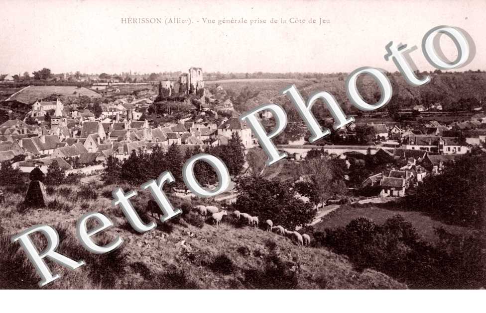 Vue generale prise de la Cote de Jeu