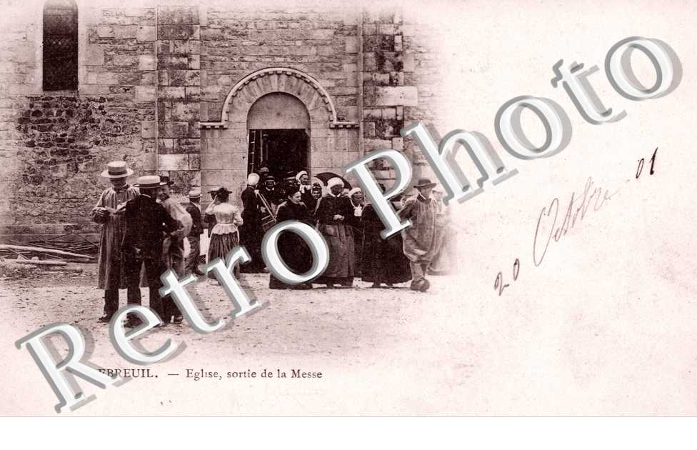 eglise sortie de la messe