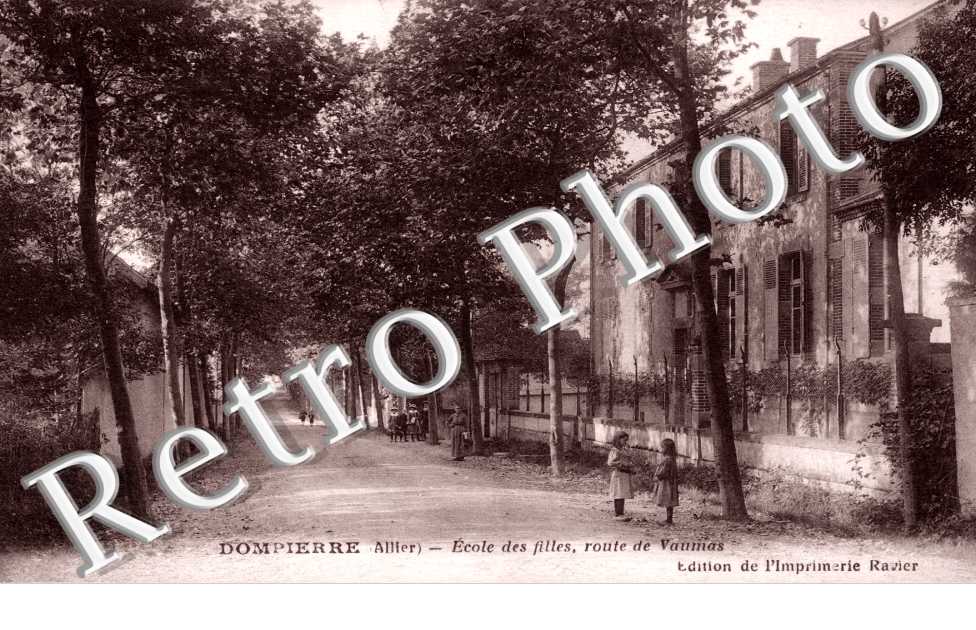 Ecole des filles, Route de Vaumas