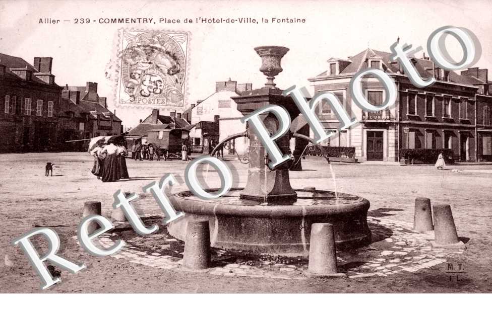 Place de l&#039;Hotel de Ville, le Fontaine