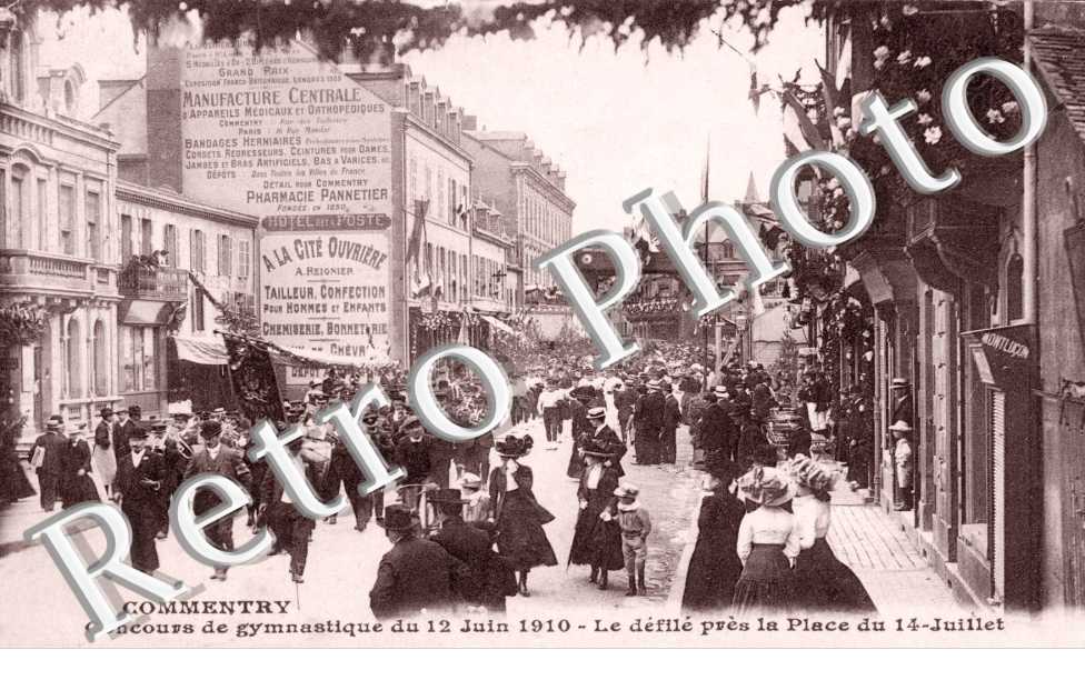 Concours de Gymnastique du 12 juin 1910, le defile