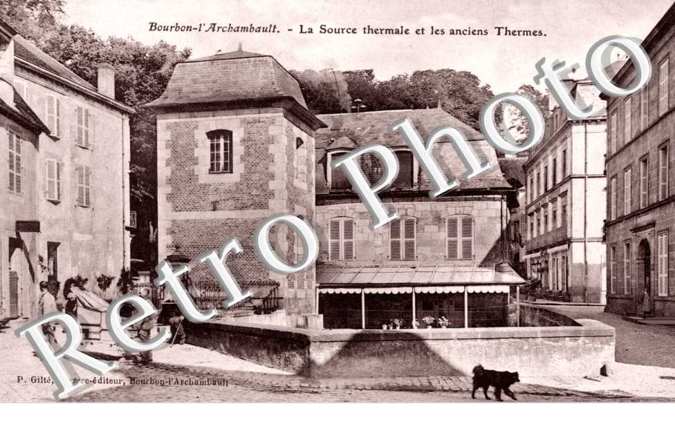 la source thermale et les anciens thermes