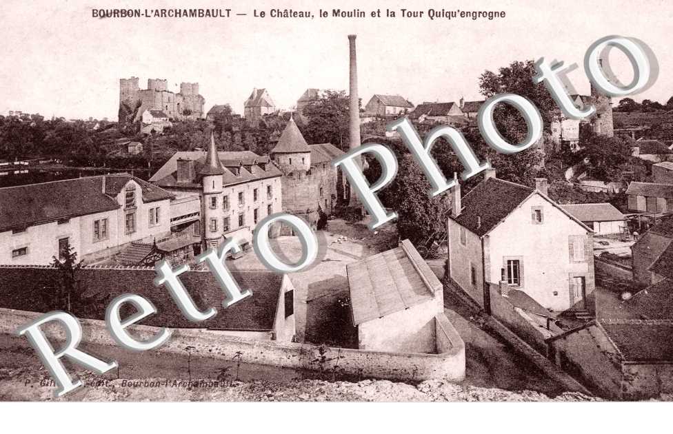 Le Chateau, le Moulin et la Tour Quiqu'engrogne