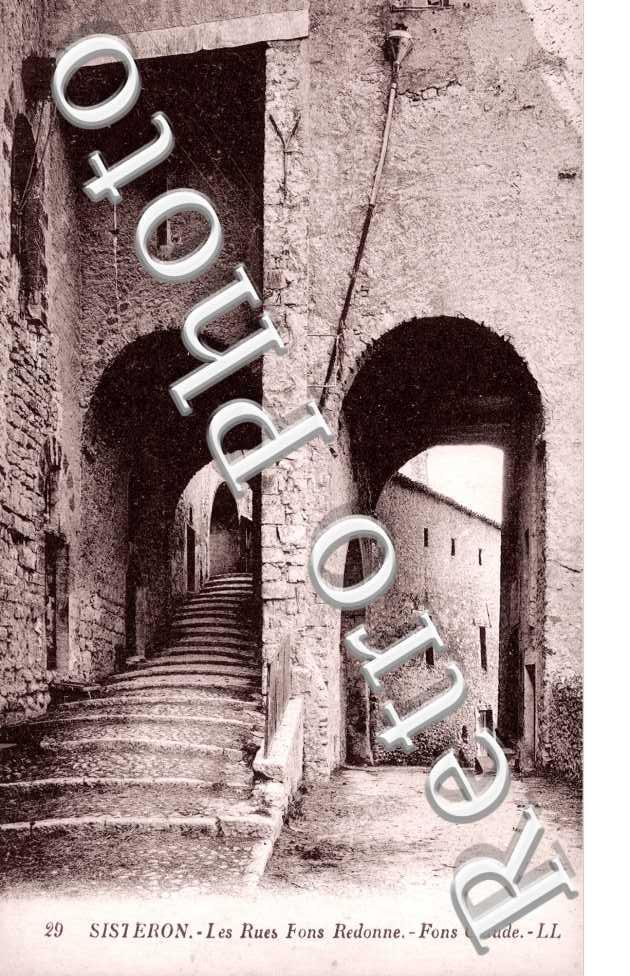 Les rues Fons Redonne - Fons Claude