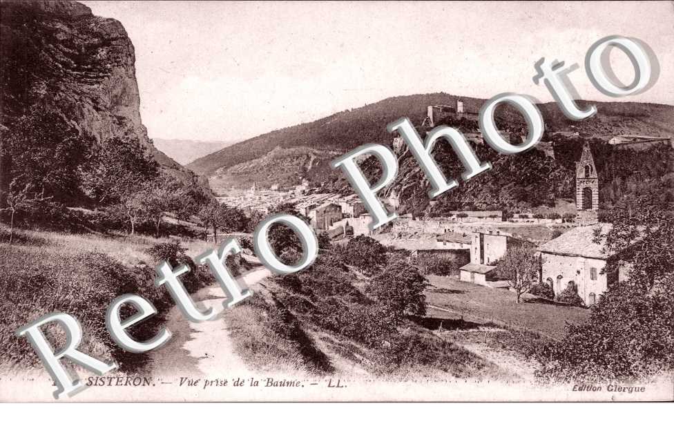 Vue prise de la Baume