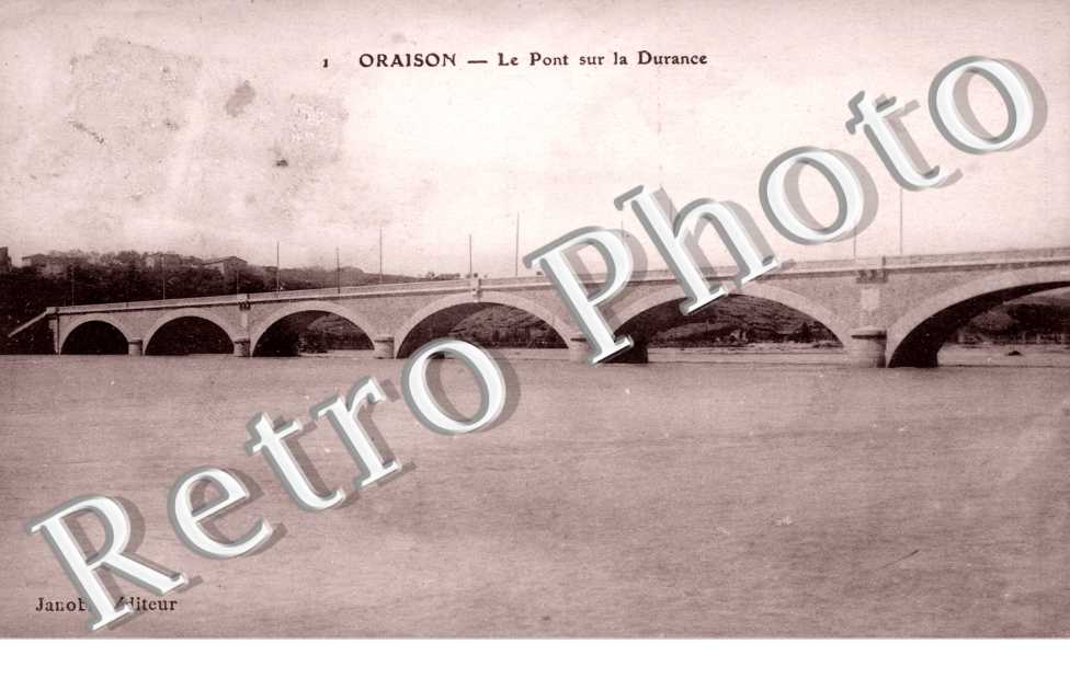 Le pont sur la Durance