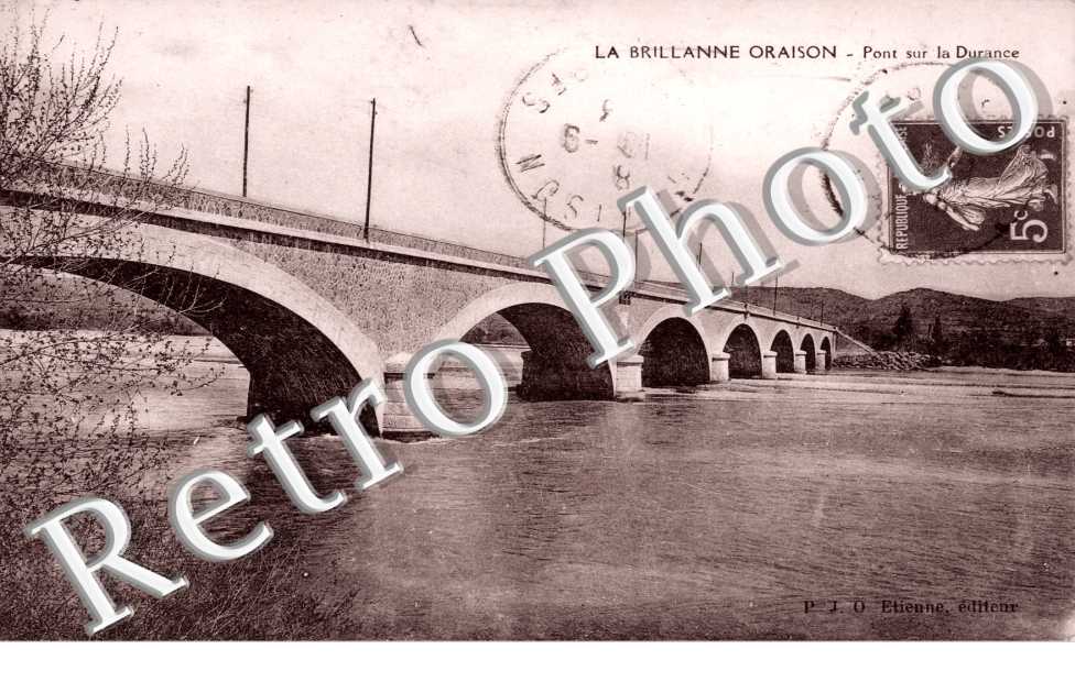 Le pont sur la Durance