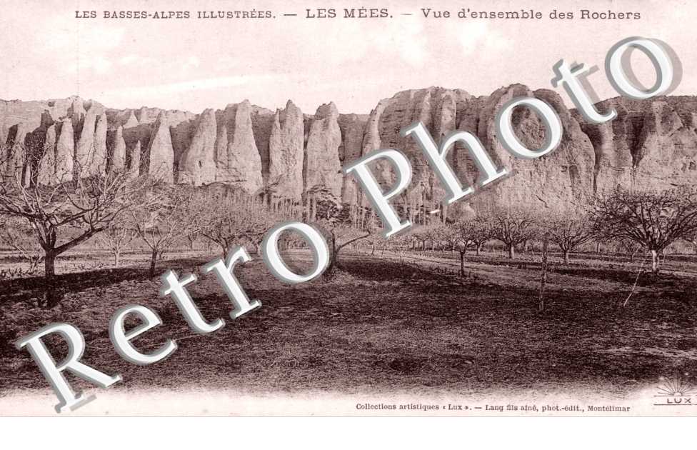 vue d'ensemble des rochers