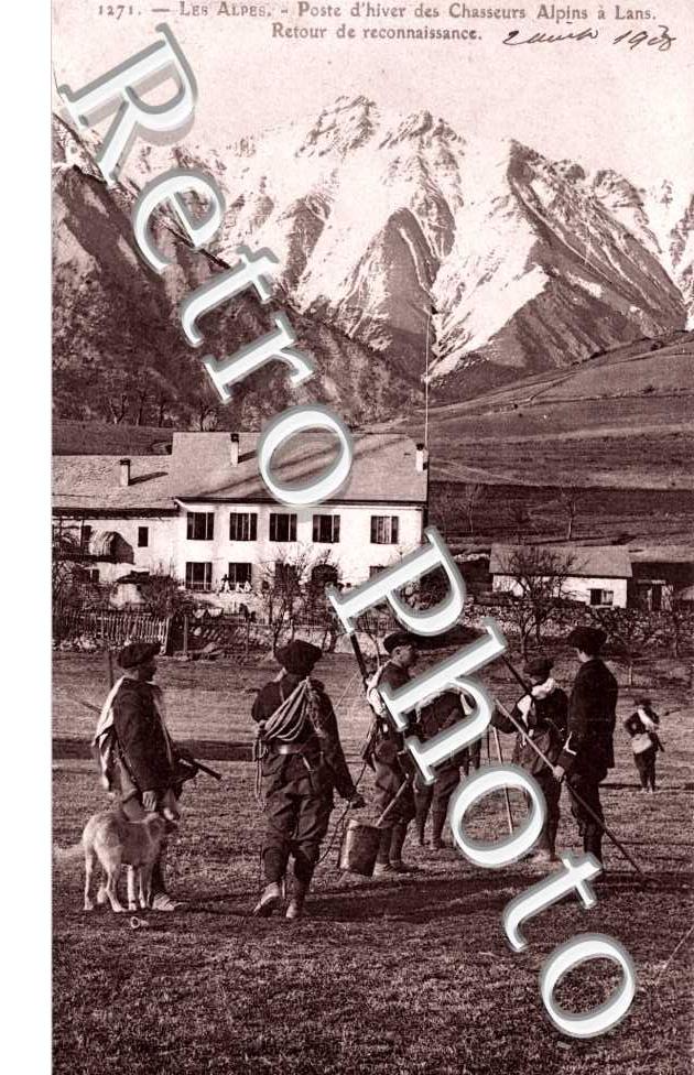 Poste d'hiver des Chasseurs Alpins