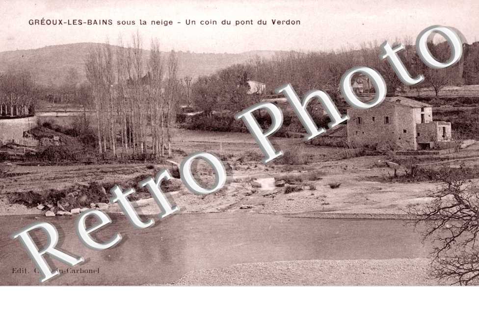 Un coin du pont du verdon