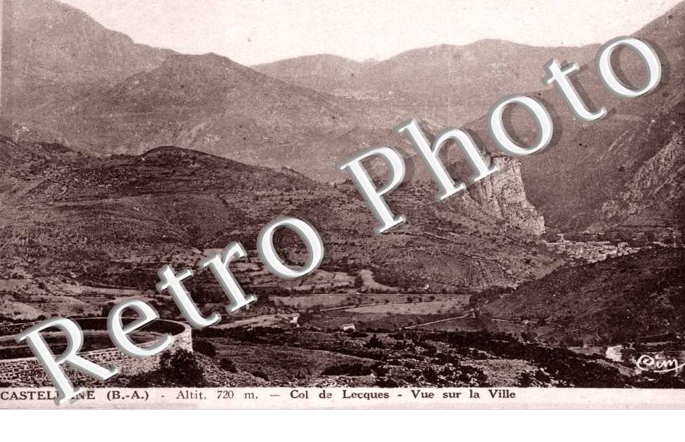 Col de Lecques - vue sur la ville
