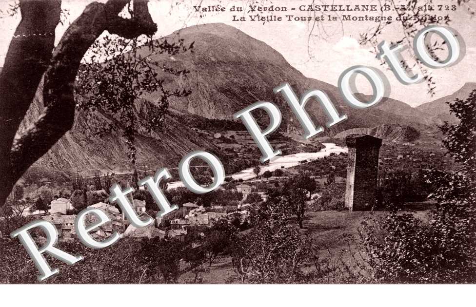 La vieille tour et la montagne
