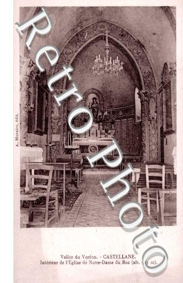 interieur de l'Eglise de N.-D du Roc