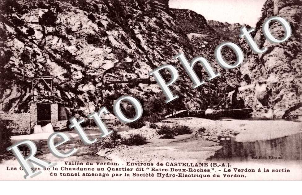 Les gorges de la Chaudanne au quartier dit "entre-deux roches"