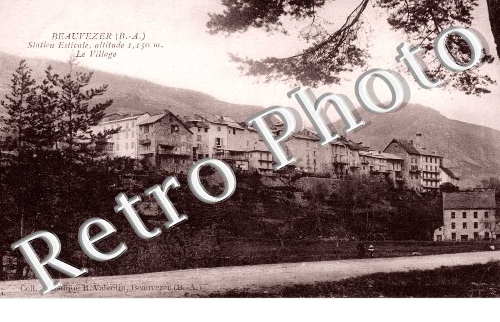 Station estivale - le village