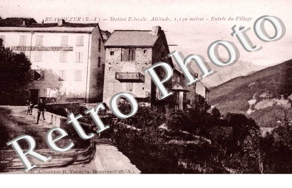 Station estivale - entree du village