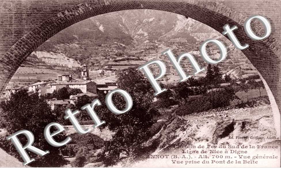 Vue generale  - chemin de fer