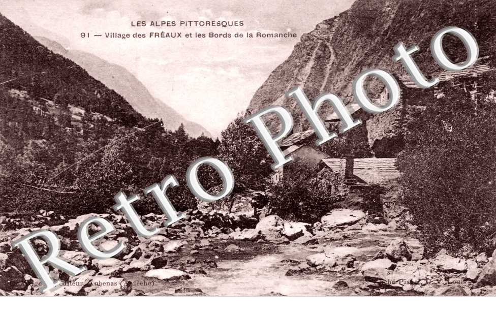 Village des Freaux et les Bords de la Romanche