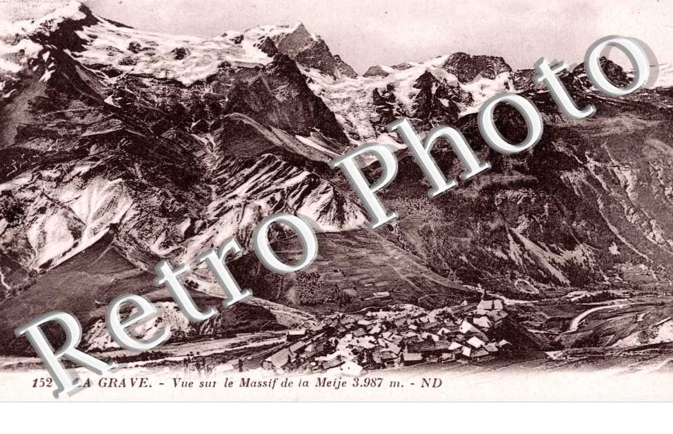 Vue sur le Massif de la Meije