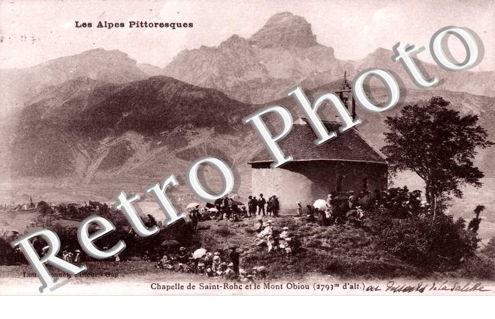 chapelle de Saint-Rohc et le Mont Obiou