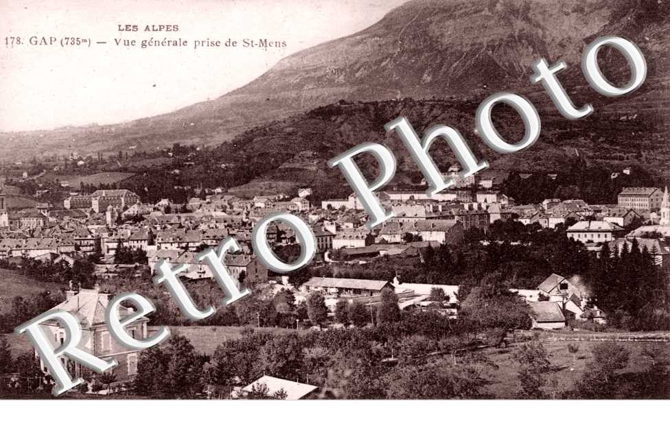 Vue generale prise de Saint-Mens