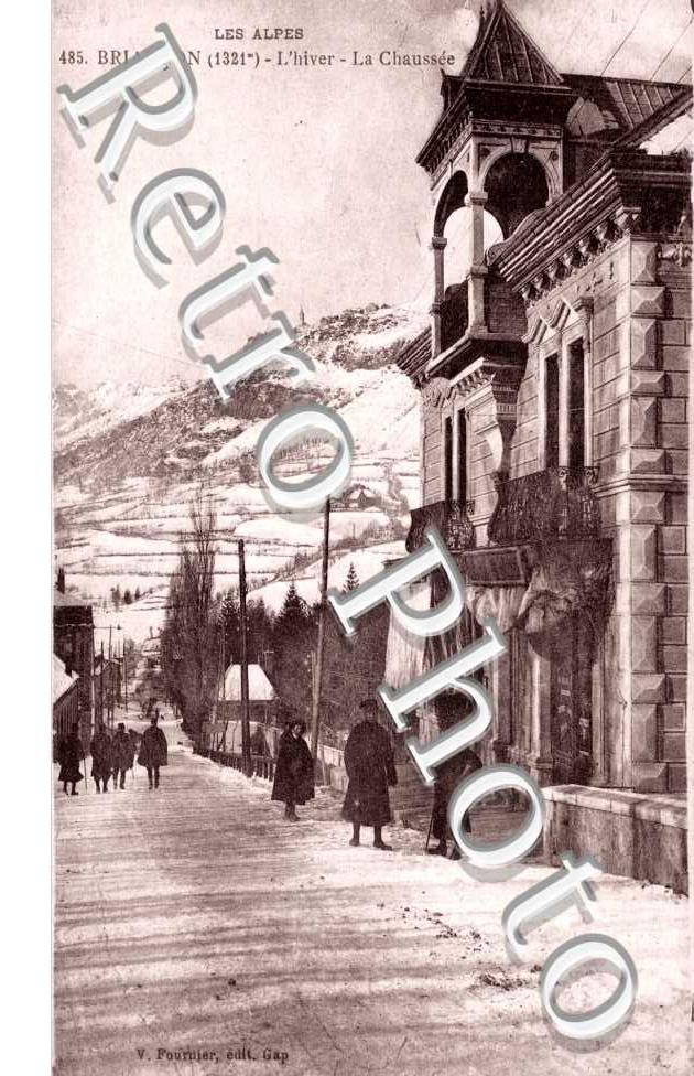 l&#039;Hiver, la Chaussee