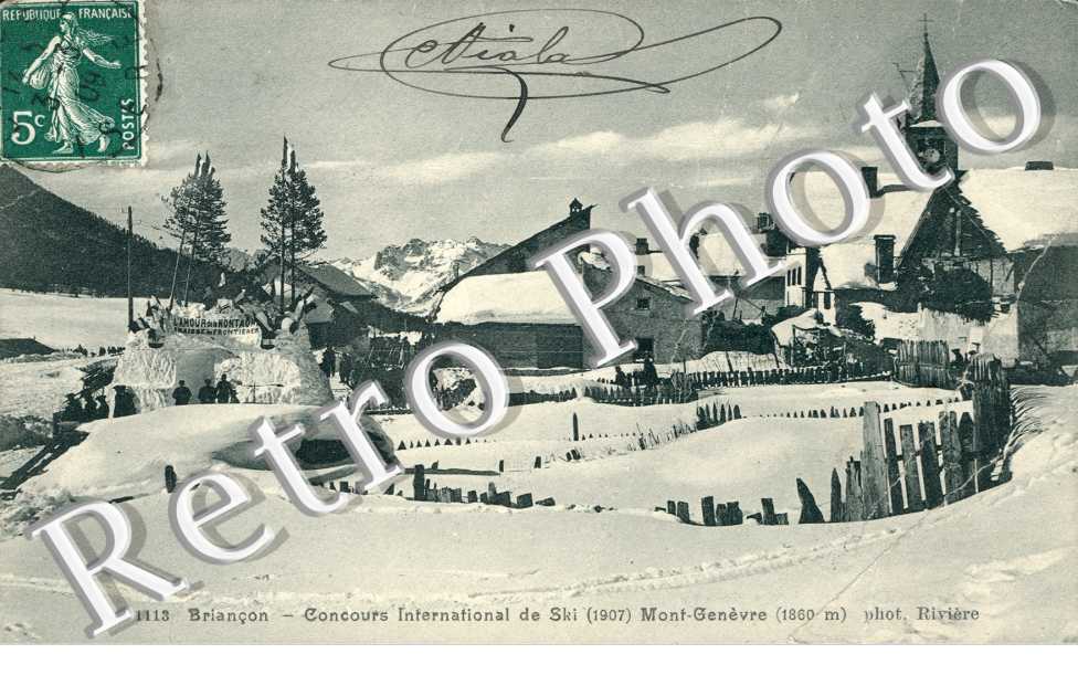 Concours International de Ski (1907), Mont Genevre (1860)