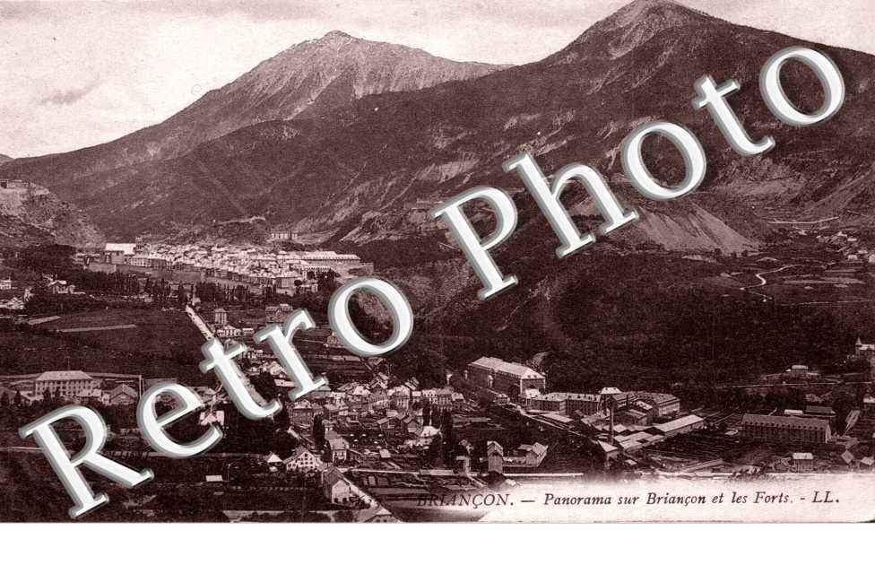 Panorama sur Briancon et les forts