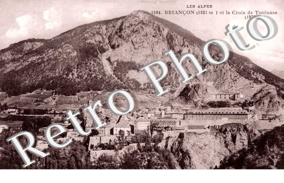 Briancon (1321 m) et la Croix de Toulouse (1973 m)