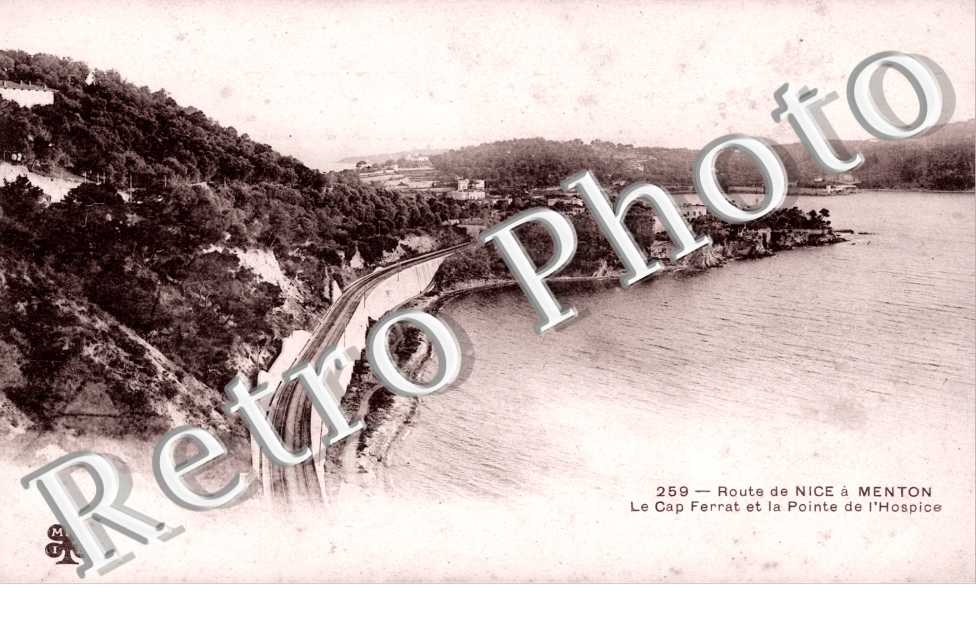 Cap ferrat et la pointe de l&#039;Hospice