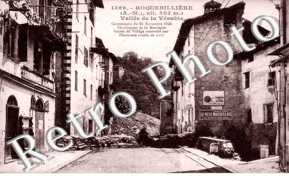 Catastrophe du 24 novembre 1926, Eboulement de la Montagne
