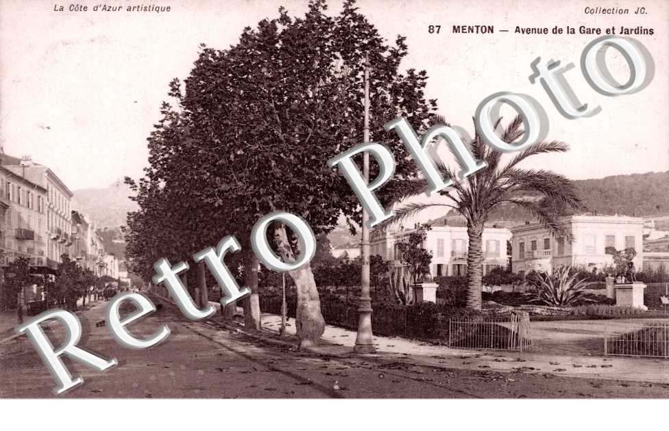 Avenue de la Gare et Jardins