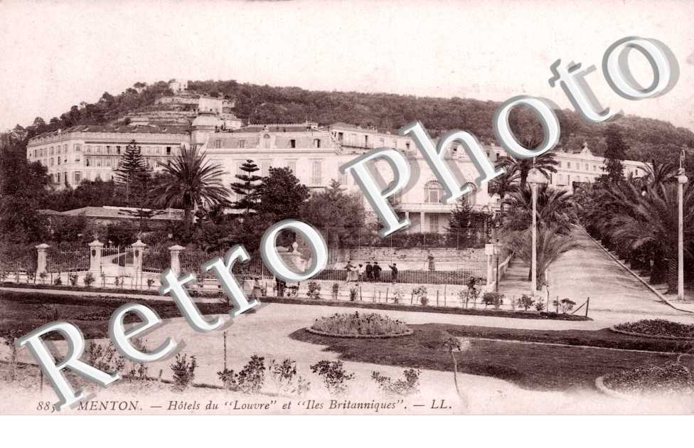 Hotel du "Louvre" et les "Iles Britanniques"
