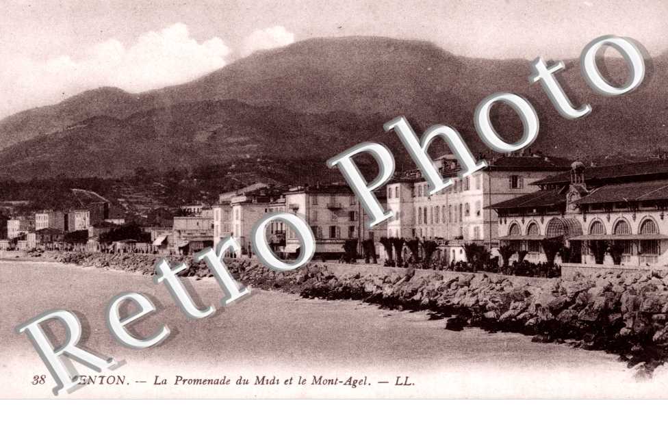 la Promenade du Midi et le Mont-Agel