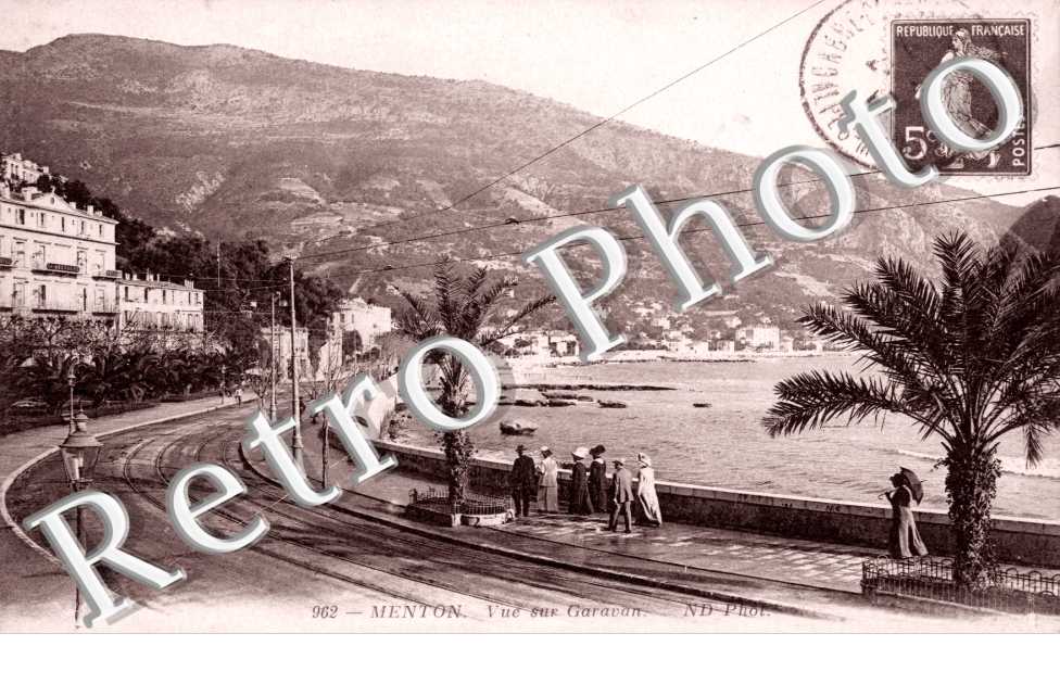 la Baie de Garavan par gros temps