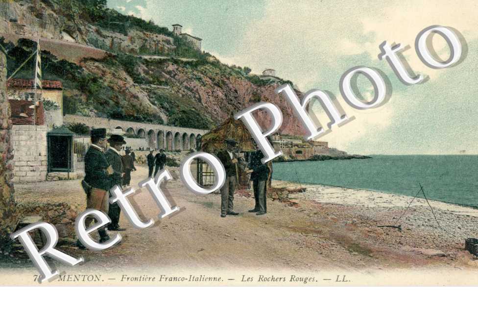 les Rochers rouges, Frontiere Franco-Italienne